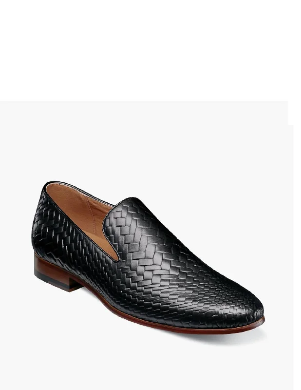 Wilton Plain Toe Slip On Shoe In Black